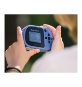 Foto- und Videokamera blau