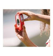 Foto- und Videokamera rot