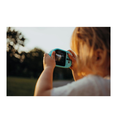 Foto- und Videokamera t&uuml;rkis