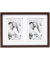 S65KQ2           2x10x15 Holz Galerie braun Passepartout