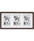 S65KQ3           3x10x15 Holz Galerie braun Passepartout