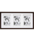 S65KQ3           3x13x18 Holz Galerie braun Passepartout