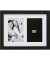S66KA2 Galerie   2x13x18 Holz schwarz mit Passepartout