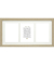 S66KB3 Galerie   3x13x18 Holz naturfarbe mit Passepartout