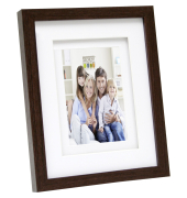 S65KQ1 braun       20x30 Holz doppeltes Passepartout