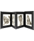 Leporello schw.  8x15x20 Kunstleder 8 Bilder   A66DC2 8PH