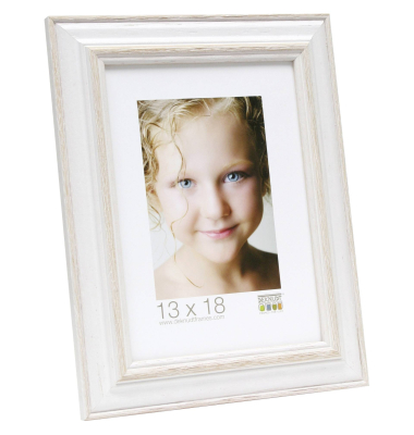 S221H1 DIN A4    21x29,7 Holz wei&szlig; mit beige
