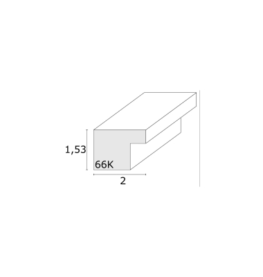 S66KF1 P1          20x30 Holz wei&szlig; mit Passepartout