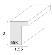S65KK2 schwarz     15x20 Holz doppeltes Passepartout