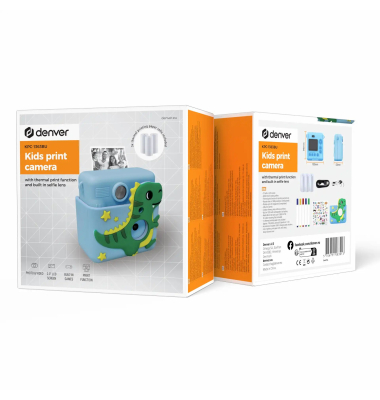 KPC-1363 blau Kinderkamera mit Drucker
