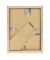 Malmo natural     9x1313x18 Holz mit Passepartout     V4557N