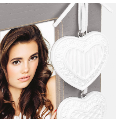 Melissa grau           10x15 Holz Portrait             NL224G
