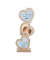 Frida              3x12x11,5 Holz Rahmen mit 3 Herzen   RE333