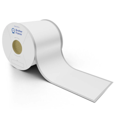 Rollenetiketten 100mmx30m wei&szlig;