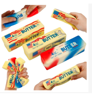 Quetschfigur Butter sortiert