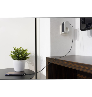 USB Ladeger&auml;t Flex 3in1 0,8 m +  1x Steckdose