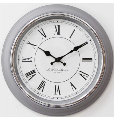  Wanduhr 12966, grau