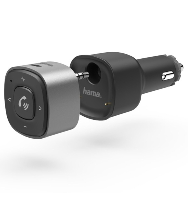 Bluetooth-Receiver f&uuml;r KfZ 3,5mm Stecker und USB-Ladeger&auml;t
