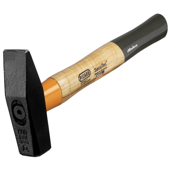 Schlosserhammer SecuTec hs 12 800 g schwarz pulverlackiert Spezialstahl - Picard