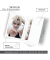 1x100 Daiber Passbildmappen wei&szlig; f&uuml;r 3 Bildformate