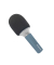 Mikrofon Bluetooth mit Licht blau