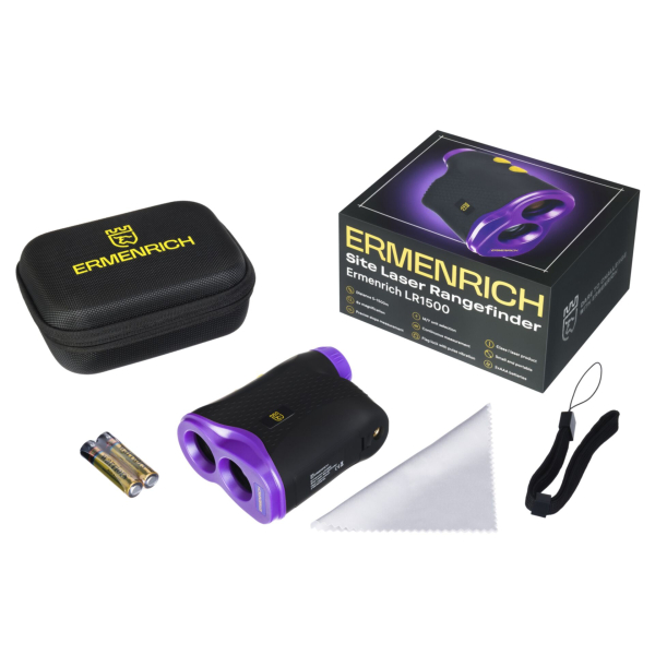 Ermenrich LR1500 violett Laser-Entfernungsmesser 5905555021737 Ermenrich
