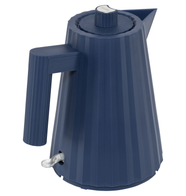 Plisse Wasserkocher blau, klein
