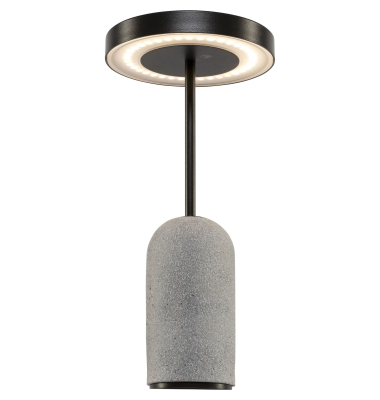 Schreibtischlampe, anthrazit/beige