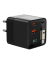 65W GaN Charger USB-C retra. cable + USB-A 75cm