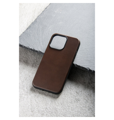 Modern Leather Case iPhone 14 Plus Rustic Brown
