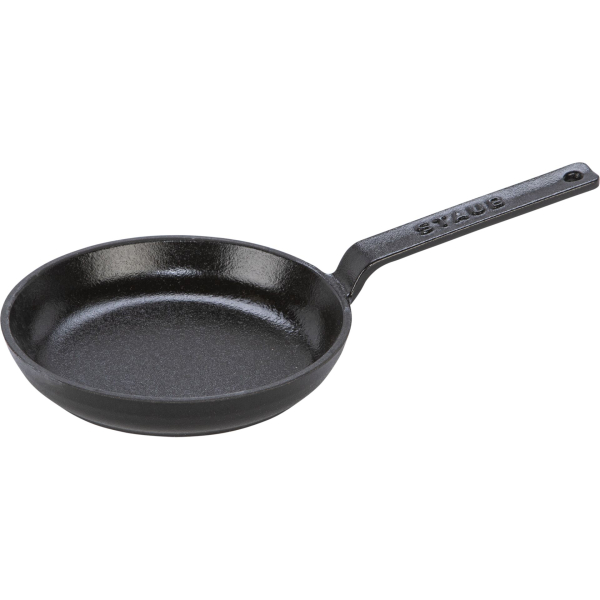STAUB,Pans,Bratpfanne,12cm,0.14l,Schwarz,Gusseisen,rund