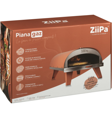 Piana Gas-Pizzaofen Farbe Terrakotta