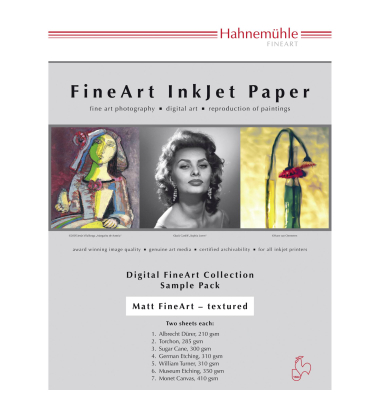 Digital FineArt A 4 Testpack matt, strukturiert