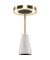 LED-Stehlampe Dec&ograve; Marmo Bianco 4140117101, wei&szlig;/gold, mit komplett montiert, dimmbar