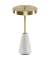 LED-Stehlampe Dec&ograve; Marmo Bianco 4140117101, wei&szlig;/gold, mit komplett montiert, dimmbar
