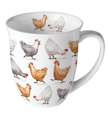 Kaffebecher 0,4l H&uuml;hner