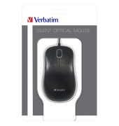 Silent Optical Mouse Black                      49024