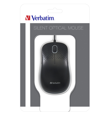 Silent Optical Mouse Black                      49024