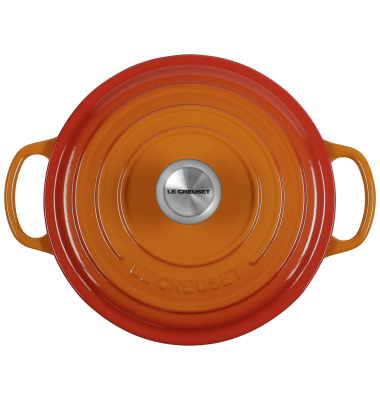 Signature Br&auml;ter rund 20 cm ofenrot