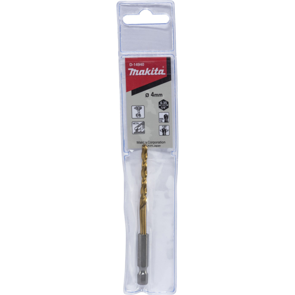 Makita Titanbohrer HSS 4,0mm 0088381185981 Makita