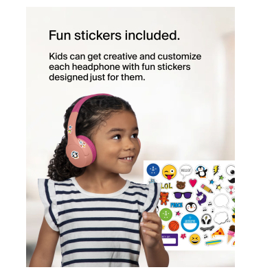 Soundform Mini-On-Ear f&uuml;r Kinder BT USB-C pi. AUD002btPKV3