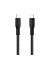 USB-CUSB-c Kabel 240W 1m geflochten, schwarz CAB025hq1MBK