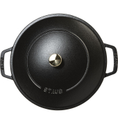 Br&auml;ter Chistera 28 cm schwarz, Gusseisen