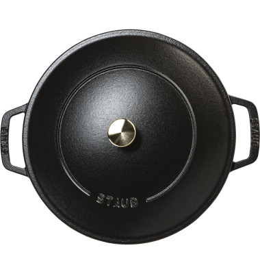 Br&auml;ter Chistera 28 cm schwarz, Gusseisen