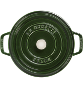 La Cocotte 24cm rund Basilikum-Gr&uuml;n, Gusseisen