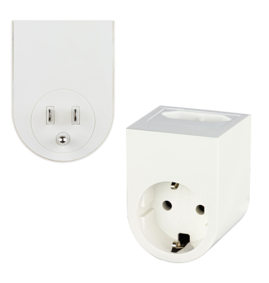 Reisestecker Traveler USA wei&szlig;