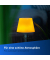 LED Flaschenleuchte mit Akku Lamprusco Flame warmwei&szlig;
