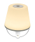 LED Flaschenleuchte mit Akku Lamprusco Flame warmwei&szlig;