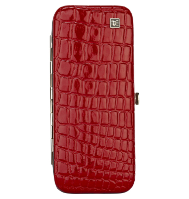 Manik&uuml;re Pedik&uuml;re Set 5tlg. mit Nagelschere, Leder