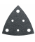 Schleifblatt gelocht Dreieck K40 VE5